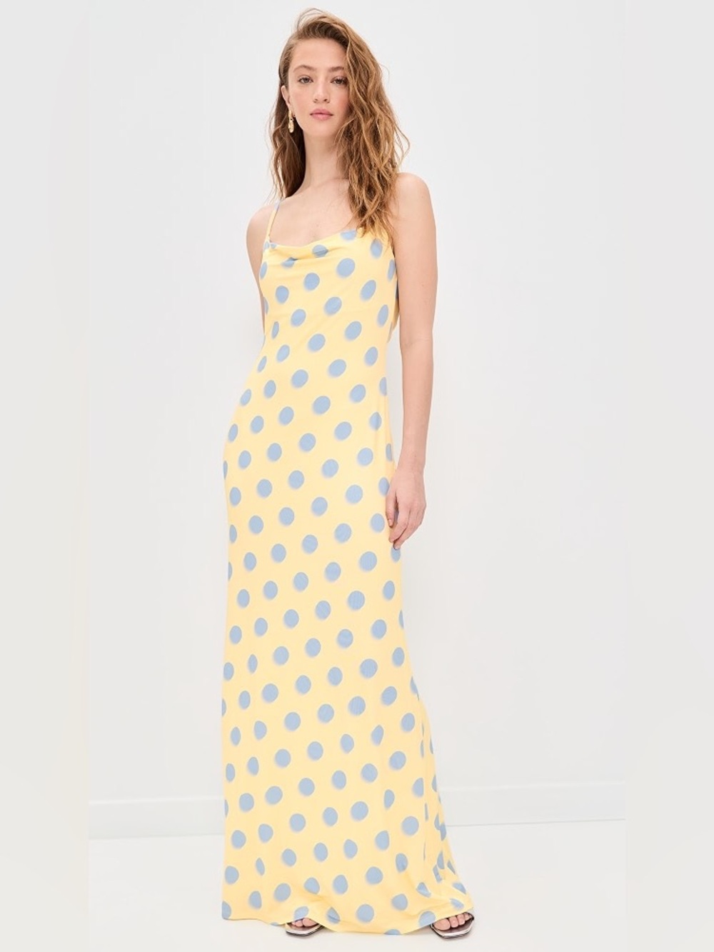 AFRM Kim Maxi Dress + Hair Wrap Set Size: XS